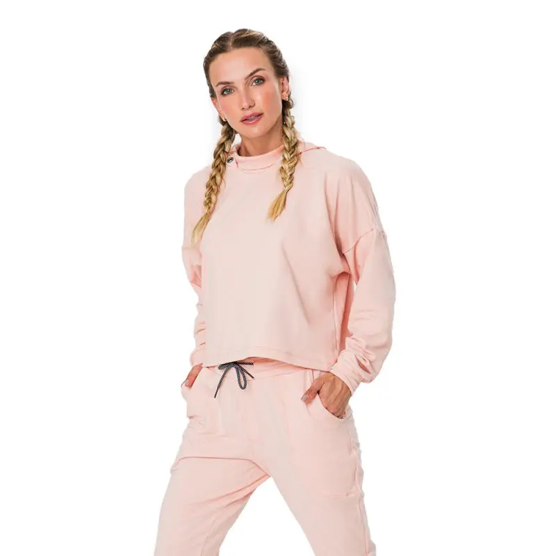 BRASIL SUL High Neck Jumper Light Peach