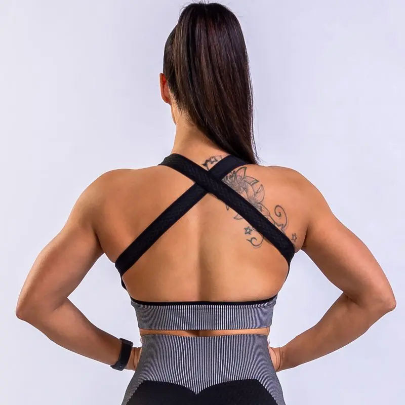 GAZOZ ONE Grace Sport Top Black/Grey - Image 2