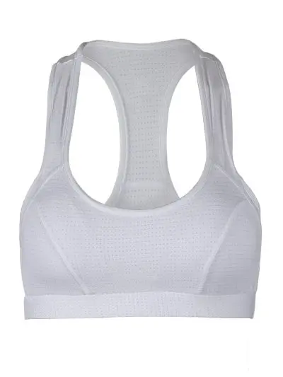 BRASIL SUL Racer Back Sport Bra With Paddings White