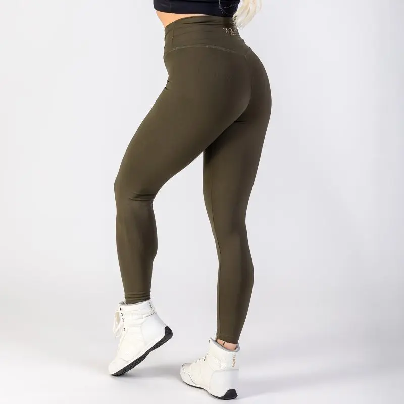 BIA BRAZIL Cross Waist Leggings Khaki