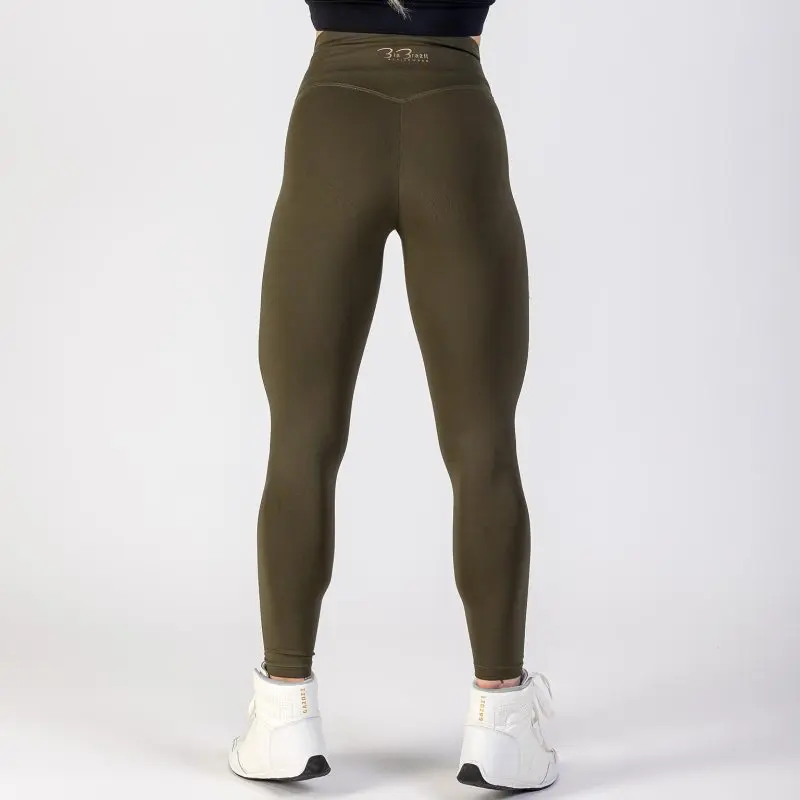 BIA BRAZIL Cross Waist Leggings Khaki