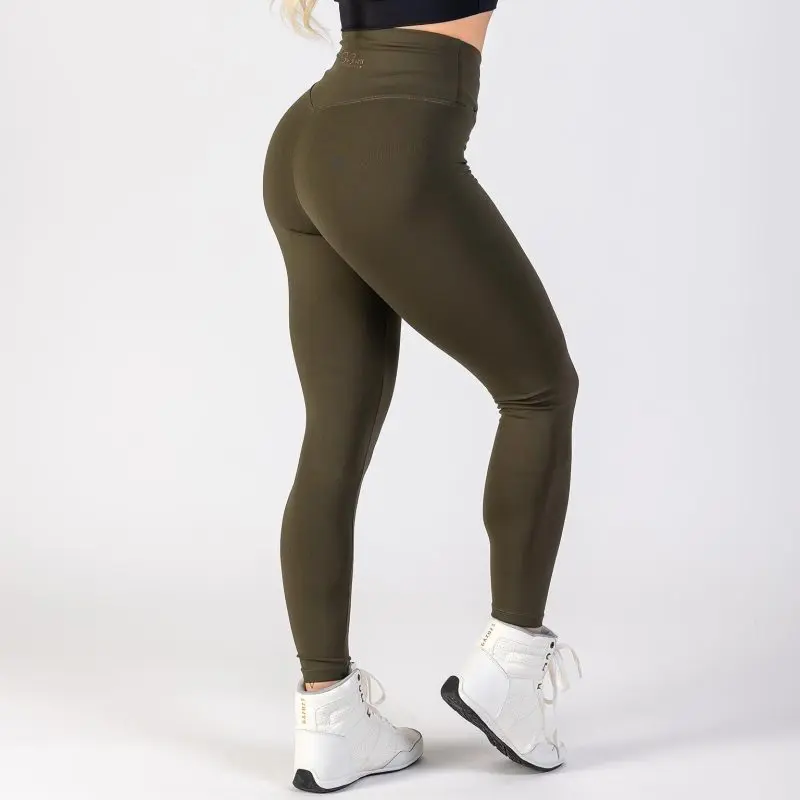 BIA BRAZIL Cross Waist Leggings Khaki