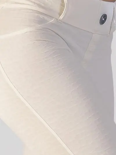 BIA BRAZIL Jeans Leggings White Jacquard