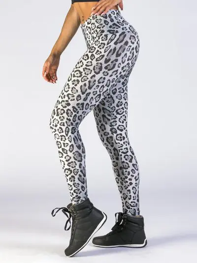 BRASIL SUL Fuso Cos Largo High Waist Snow Leopard