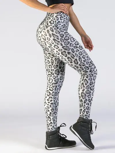BRASIL SUL Fuso Cos Largo High Waist Snow Leopard