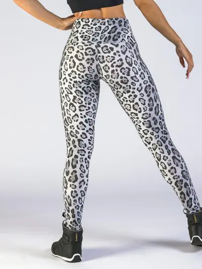 BRASIL SUL Fuso Cos Largo High Waist Snow Leopard