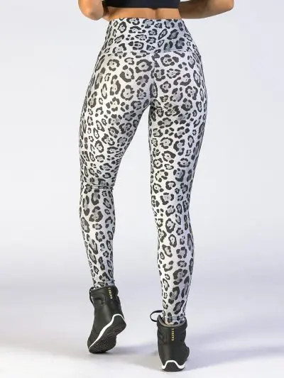 BRASIL SUL Fuso Cos Largo High Waist Snow Leopard