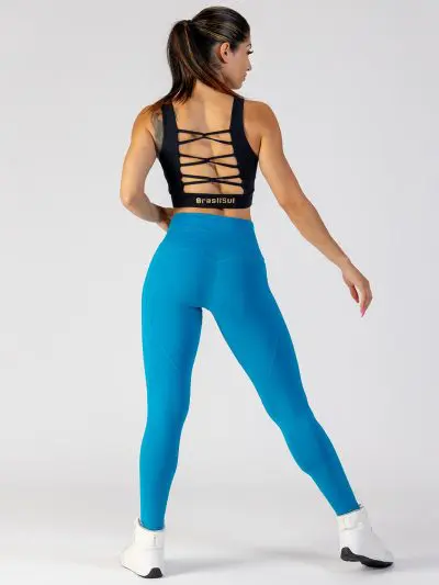BRASIL SUL Long Legging Heart Push Up, Azul