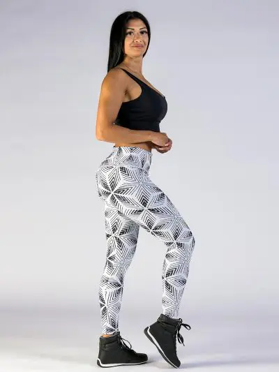 BRASIL SUL Stella Leggings White Jacquard
