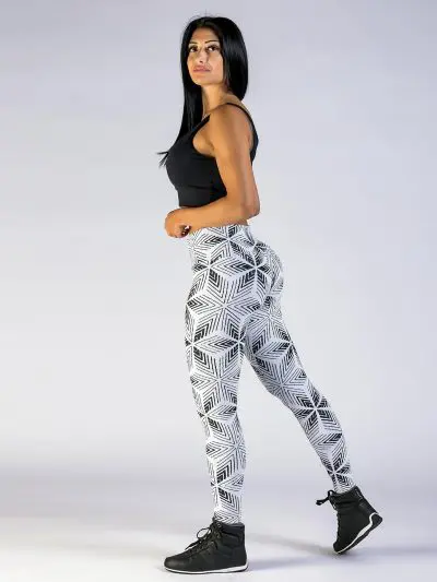 BRASIL SUL Stella Leggings White Jacquard