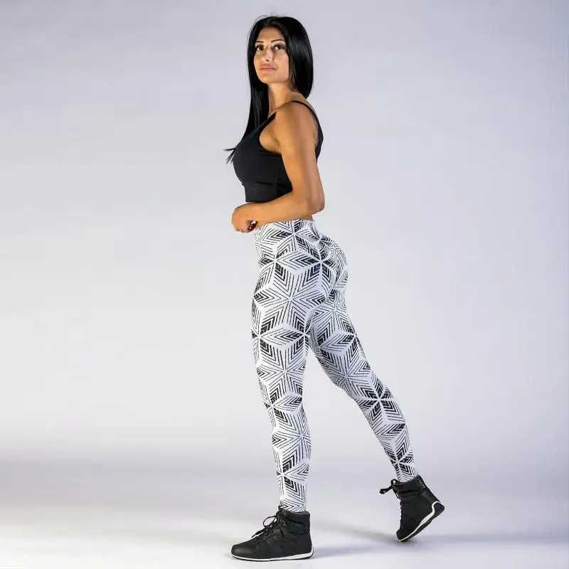 BRASIL SUL Stella Leggings White Jacquard
