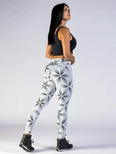 BRASIL SUL Stella Leggings White Jacquard