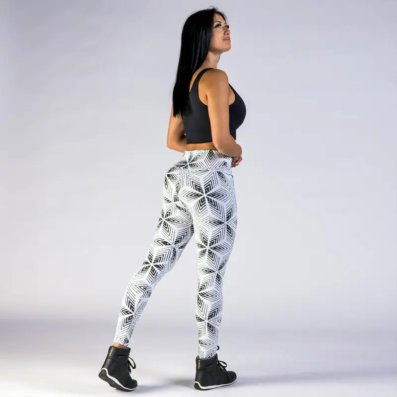 BRASIL SUL Stella Leggings White Jacquard