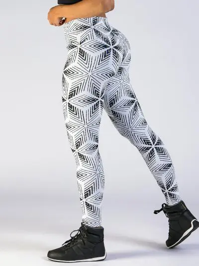 BRASIL SUL Stella Leggings White Jacquard