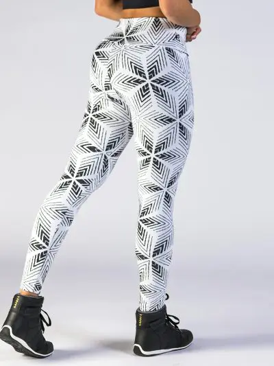 BRASIL SUL Stella Leggings White Jacquard