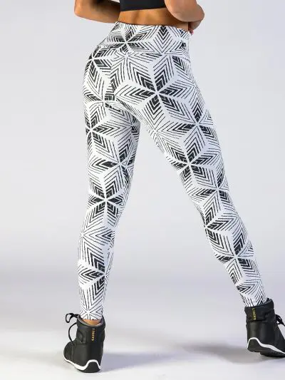 BRASIL SUL Stella Leggings White Jacquard