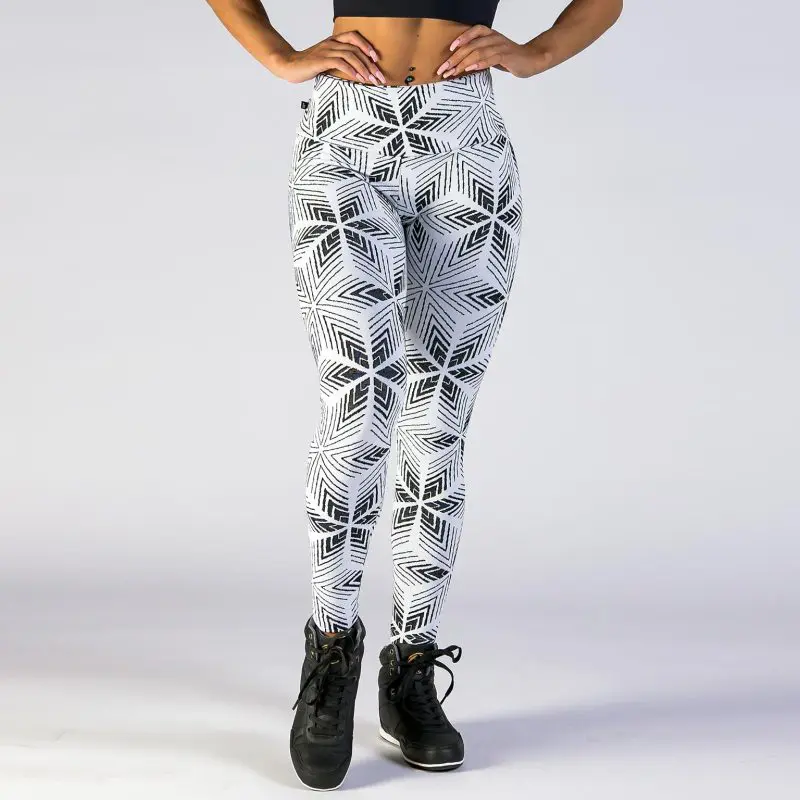 BRASIL SUL Stella Leggings White Jacquard