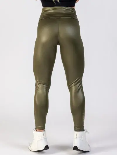 Brasil Sul Thermp Leggings Metallic Olive
