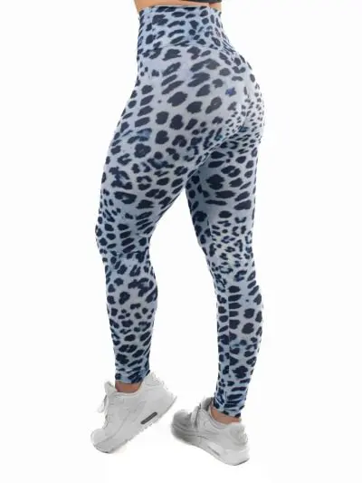 BIA BRAZIL Leggings Blue Leopard