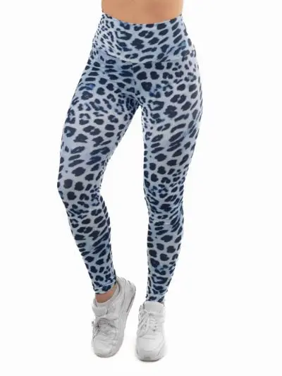 BIA BRAZIL Leggings Blue Leopard