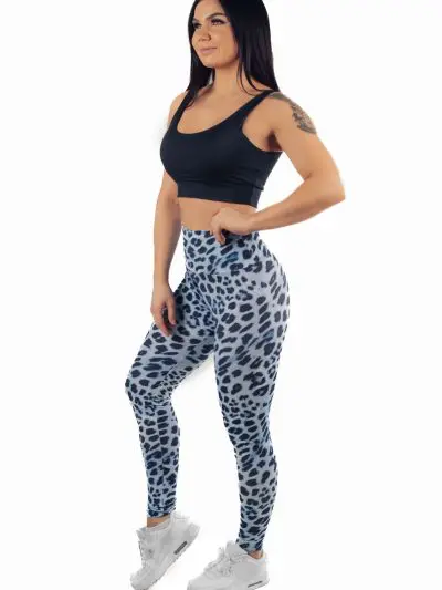BIA BRAZIL Leggings Blue Leopard