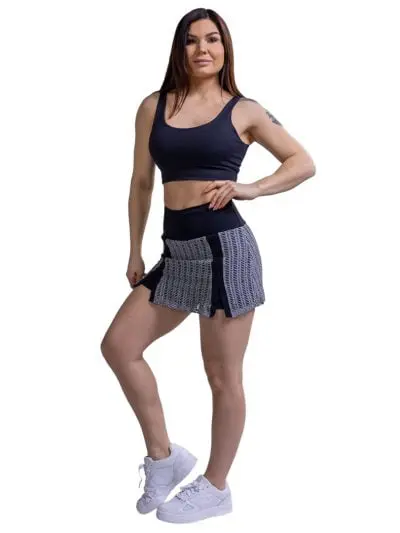 BIA BRAZIL Skirt With Short Black/Grey