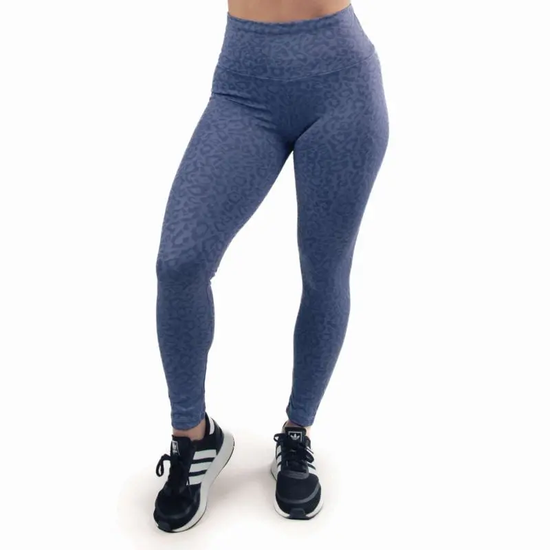 BIA BRAZIL Jacquard Leggings Steel Blue