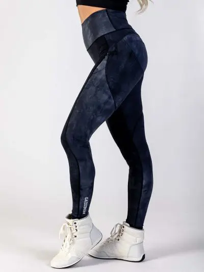 GAZOZ ONE Amber Booty Shape Leggings Smoky Black