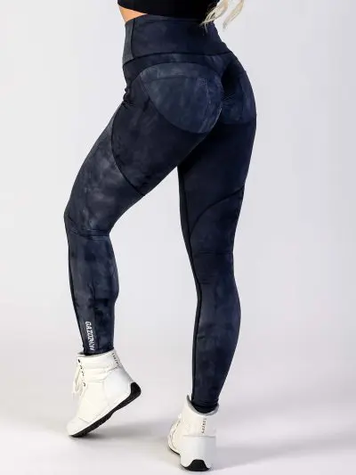 GAZOZ ONE Amber Booty Shape Leggings Smoky Black