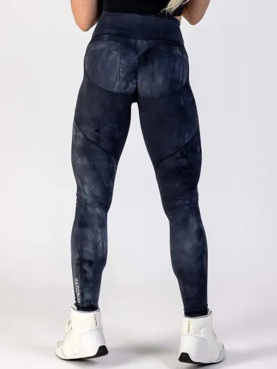 GAZOZ ONE Amber Booty Shape Leggings Smoky Black