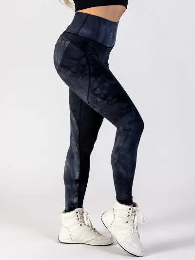 GAZOZ ONE Amber Booty Shape Leggings Smoky Black
