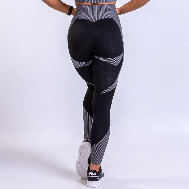 GAZOZ ONE Grace Seamless Leggings Black/Grey - Image 4