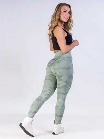 GAZOZ ONE Ophelia Seamless Leggings Green Camo