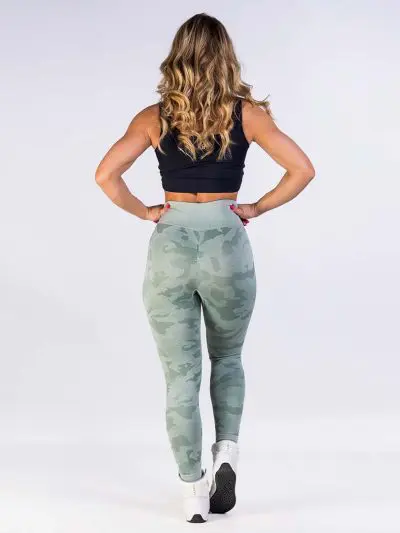 GAZOZ ONE Ophelia Seamless Leggings Green Camo