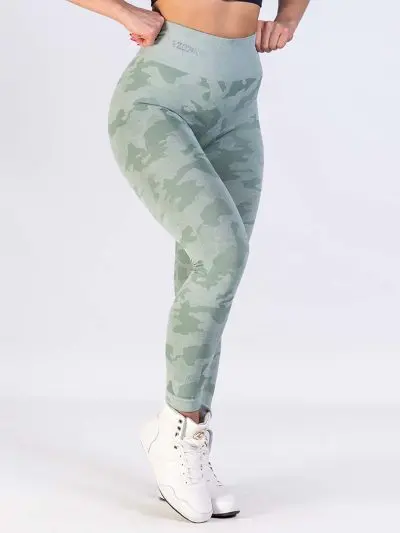 Gazoz One Ophelia Seemless leggings Green Camo