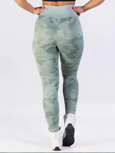 GAZOZ ONE Ophelia Seamless Leggings Green Camo
