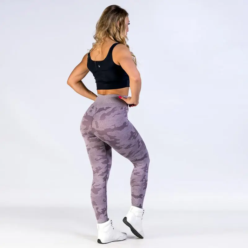 GAZOZ ONE Ophelia Seamless Leggings Purple Camo