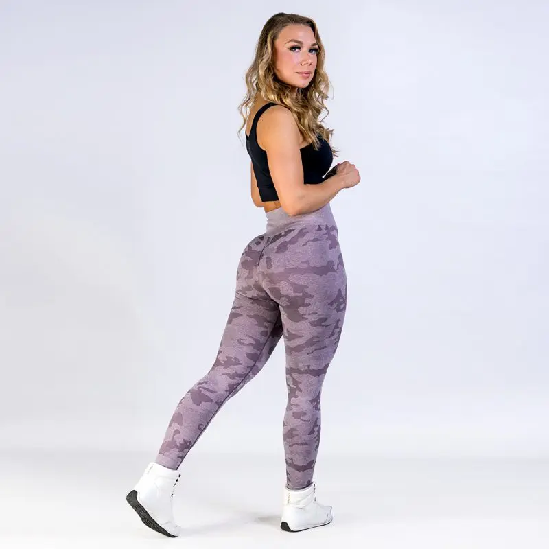 GAZOZ ONE Ophelia Seamless Leggings Purple Camo