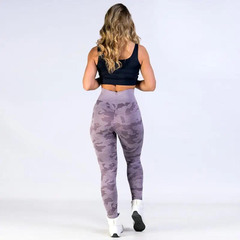 GAZOZ ONE Ophelia Seamless Leggings Purple Camo