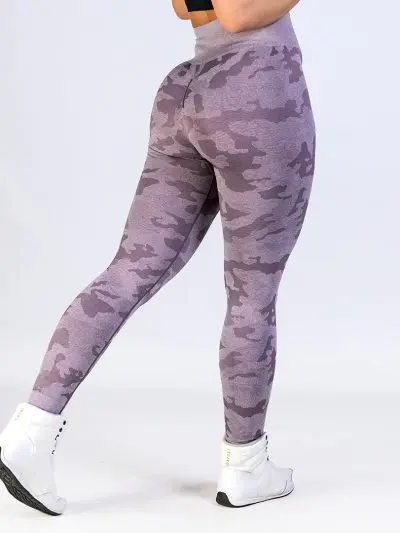 GAZOZ ONE Ophelia Seamless Leggings Purple Camo