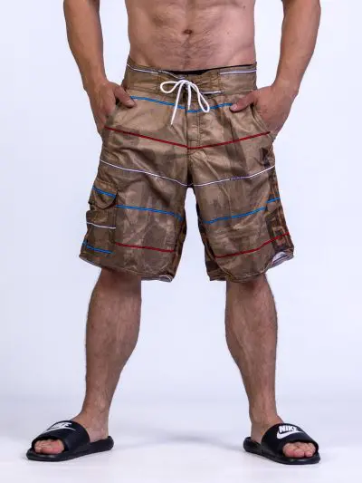 GAZOZ MEN Surf Shorts City (Sand brown)