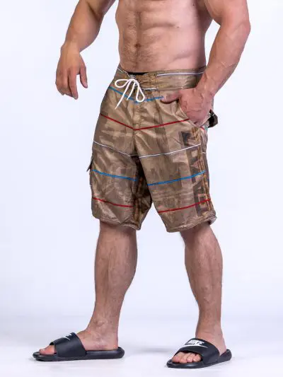 GAZOZ MEN Surf Shorts City (Sand brown)