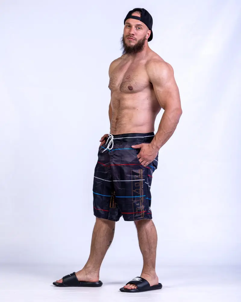 GAZOZ MEN Surf Shorts Dark City