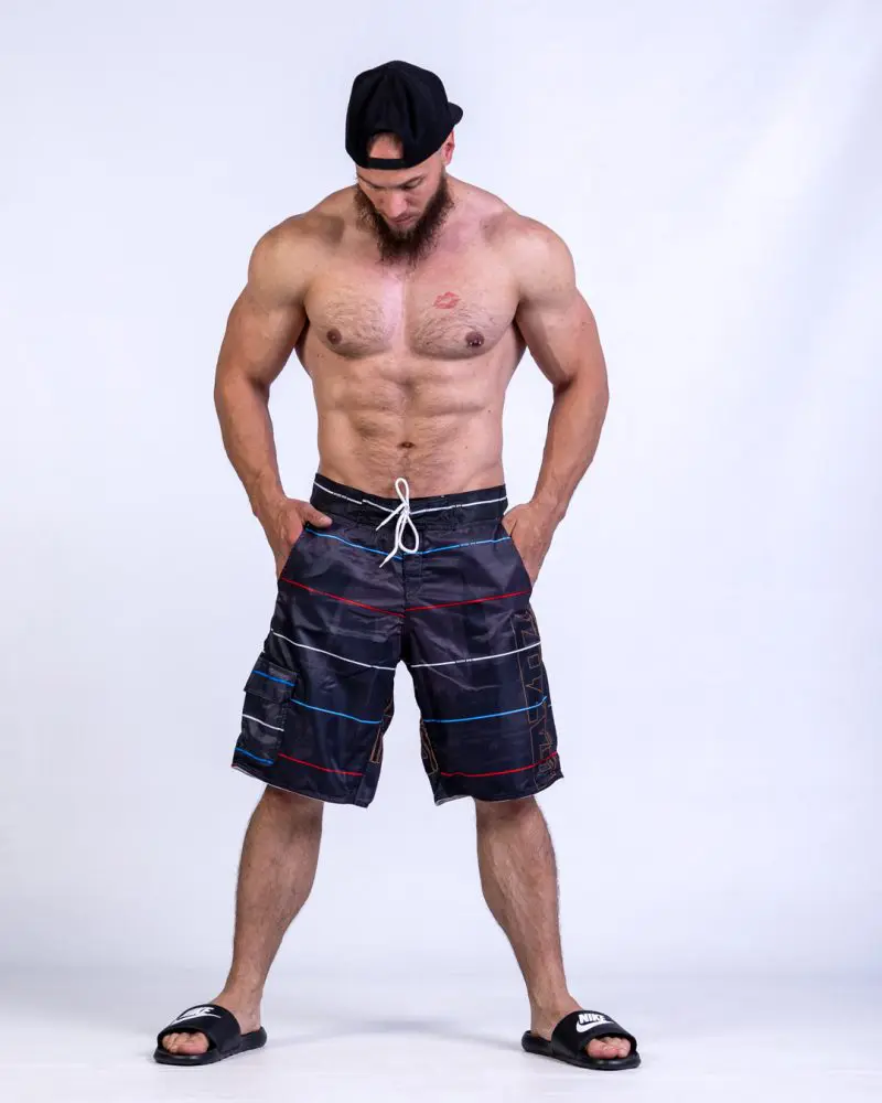 GAZOZ MEN Surf Shorts Dark City