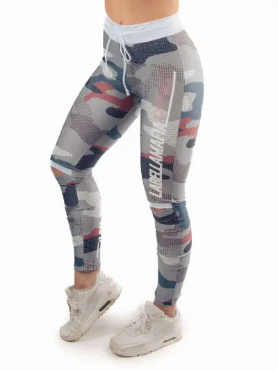 LABELLAMAFIA Open Knee Leggings Camo