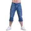 GAZOZ Jeans Capri Shorts