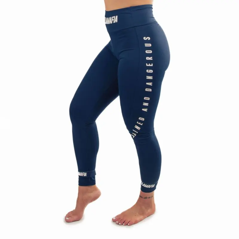LABELLAMAFIA Essentials Strap Leggings Navy - Image 4