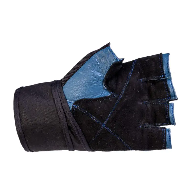 GAZOZ MEN Wristwrap Gloves Black/Blue - Image 2
