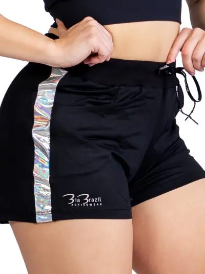 BIA BRAZIL Shorts Black/Silver