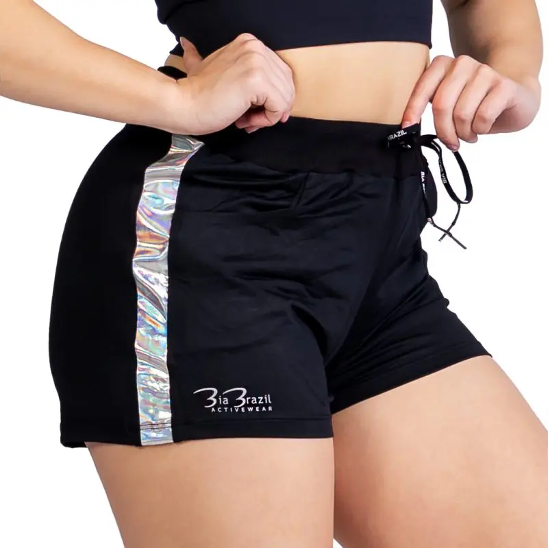 BIA BRAZIL Shorts Black/Silver